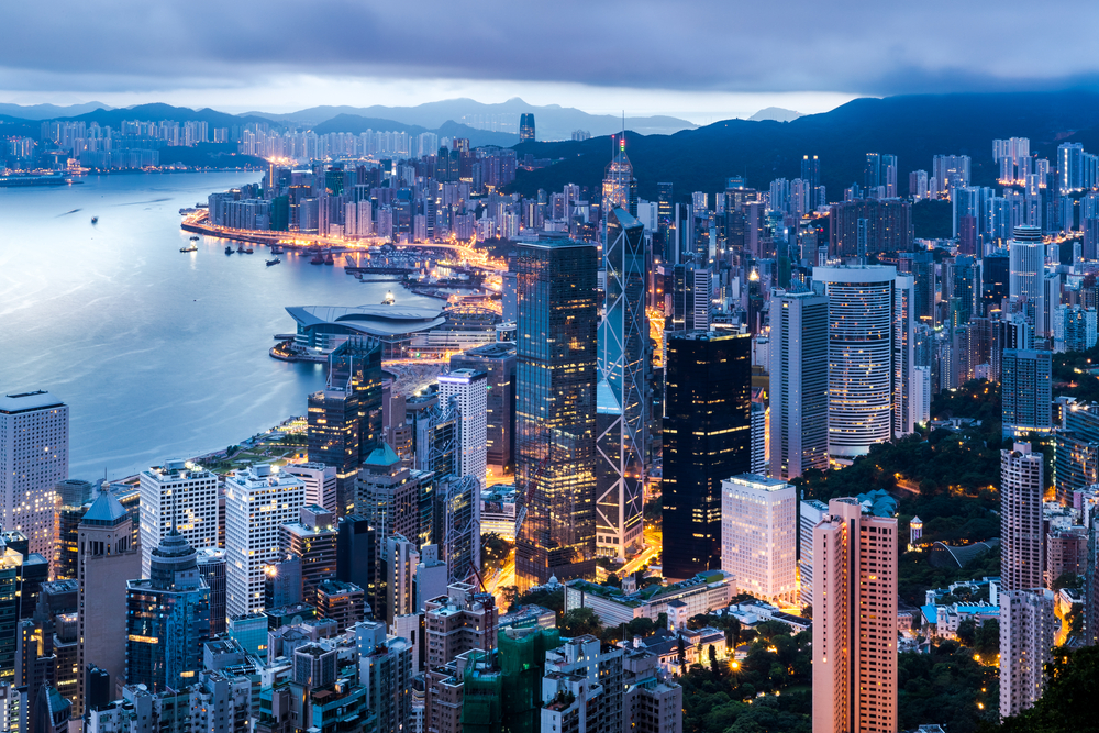 The Hong Kong Skyline 