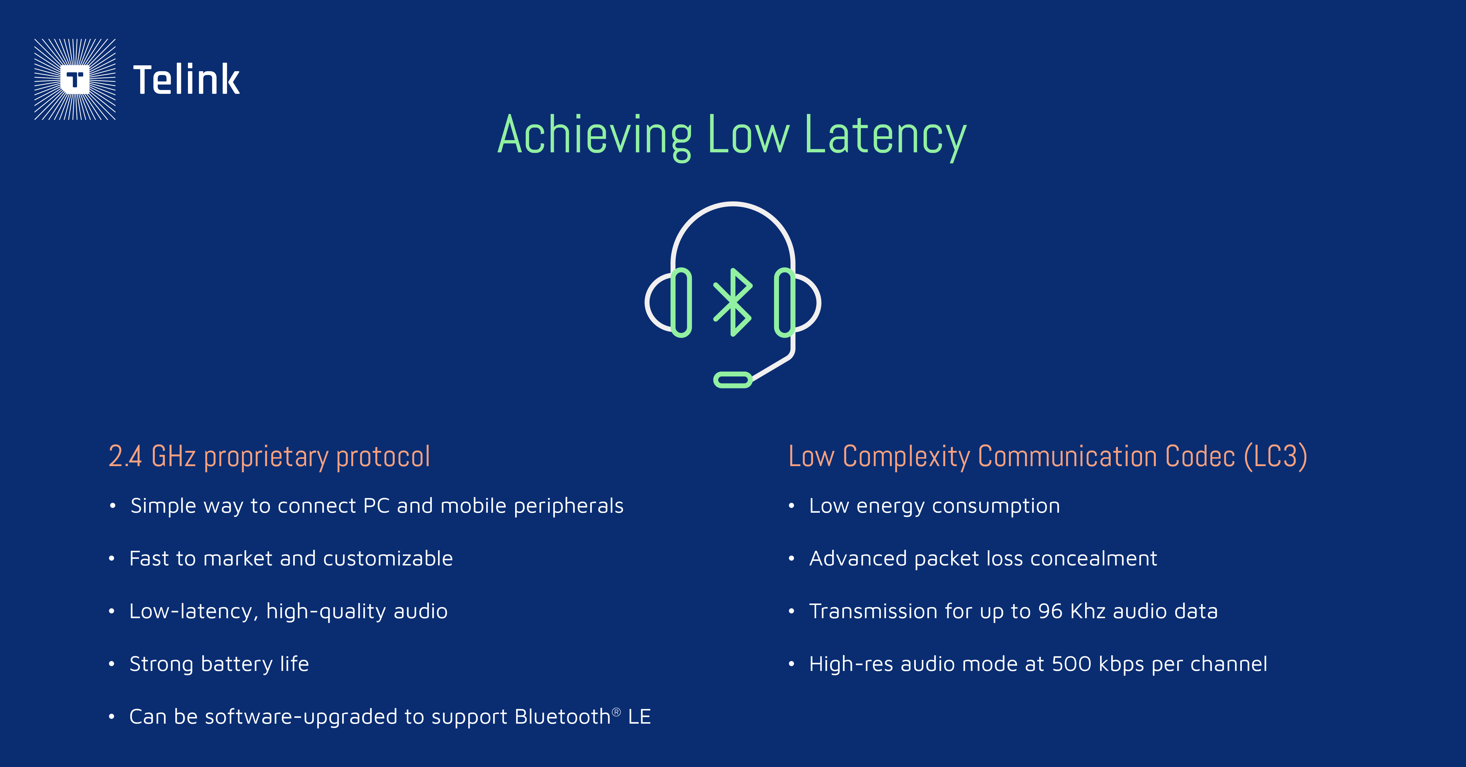 Achieving low latency standard comparison