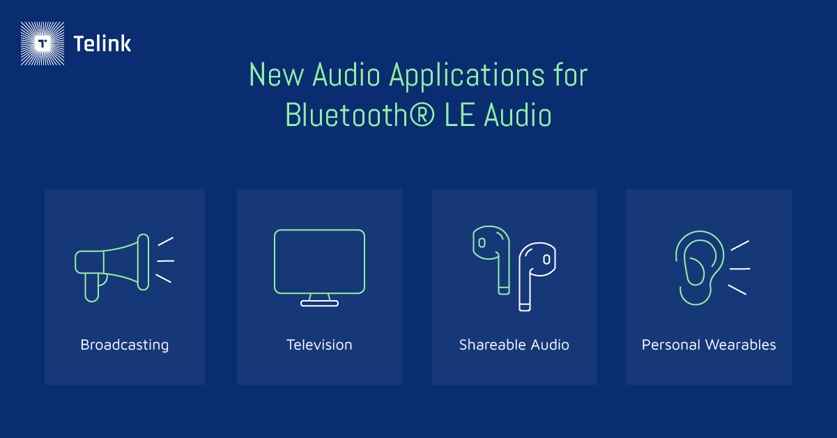 New audio applications for Bluetooth LE Audio