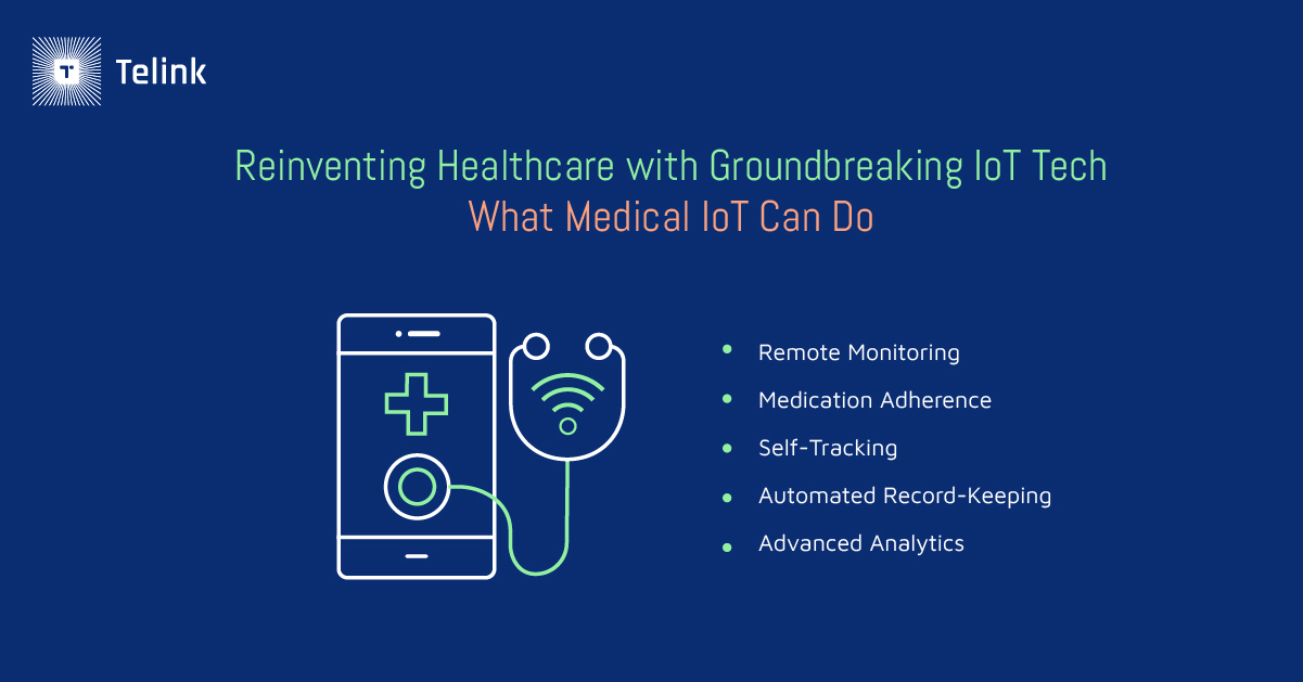 A list of IoT uses in healthcare